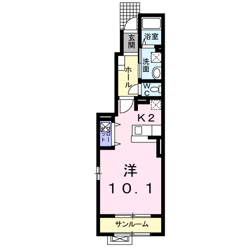 メルヴェールの間取り