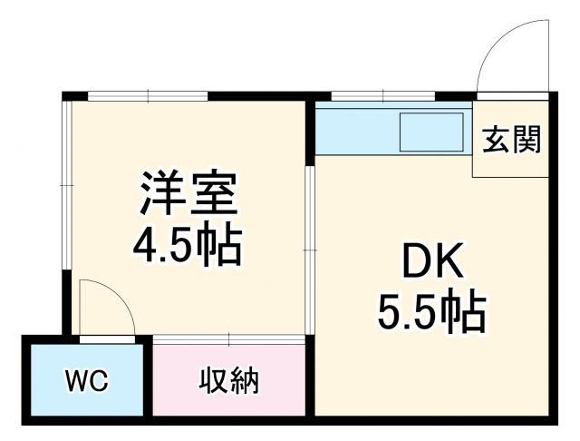 萩原荘の間取り