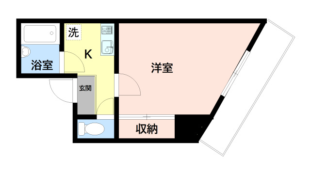 神奈川県川崎市多摩区西生田２（マンション）の賃貸物件の間取り