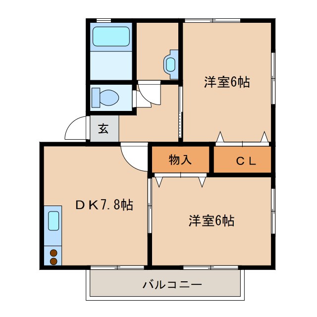 メゾンシャルマンの間取り