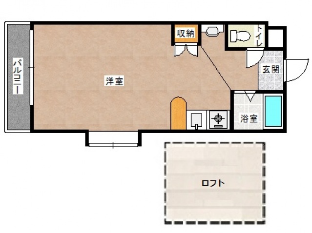 オリエンタル朝日ヶ丘の間取り