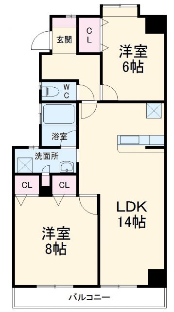 ラ.フォーレ杁ヶ池の間取り