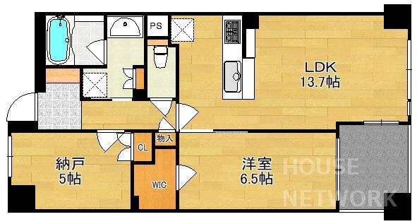 プレイズ御所南の間取り