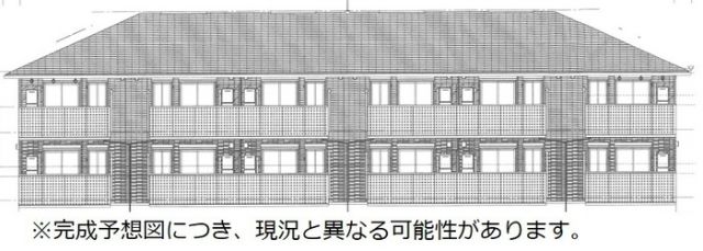 仮）D-room横手3丁目　A棟の建物外観