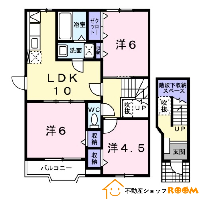 サニーパレス一条　Aの間取り