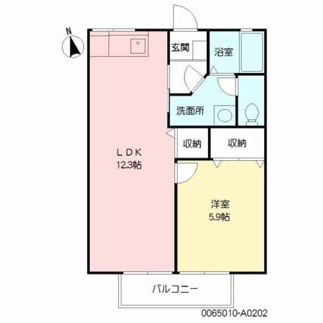 ファミール和白ヶ丘の間取り