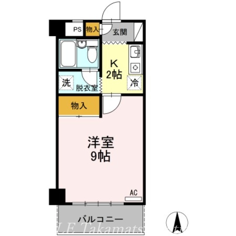 植田コーポの間取り