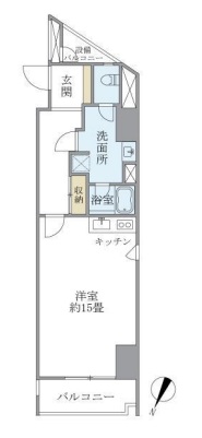 東京メトロ半蔵門線 半蔵門駅 徒歩1分 11階建 築21年の間取り写真