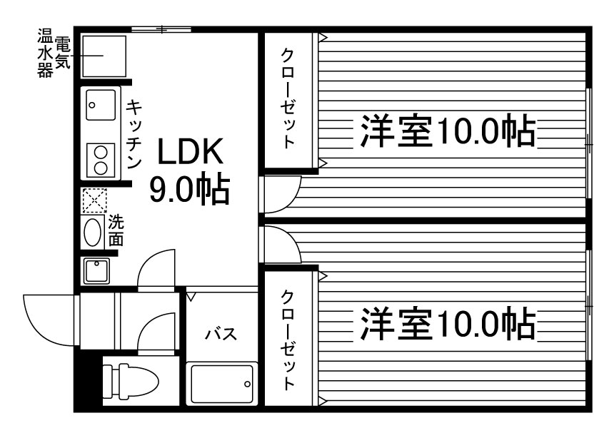 トクトラスト１の間取り