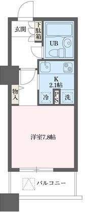 ドゥーエ横浜駅前の間取り