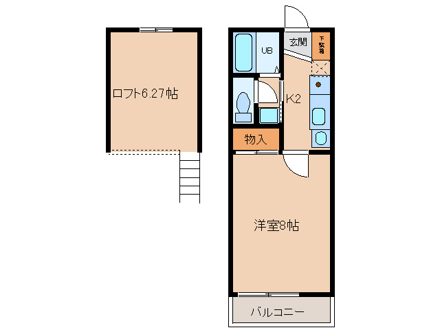 メゾンソレイユ（小牧4丁目）の間取り