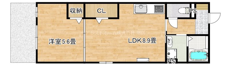 メゾンルシエルの間取り