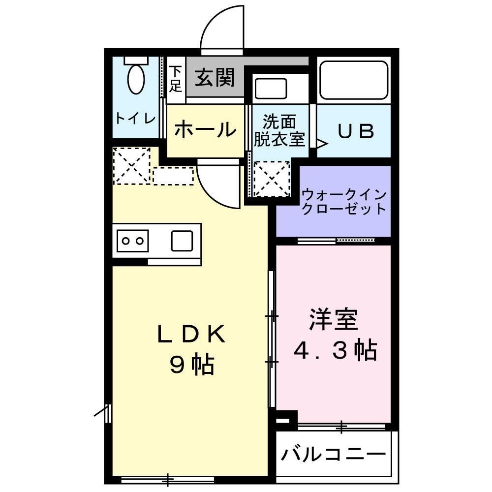 Baan大河原の間取り