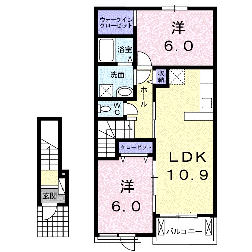 【アルトピアーノIIの間取り】