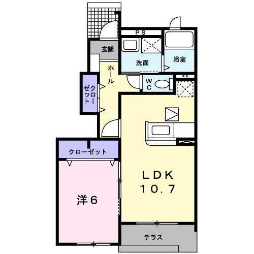 【ル・シエルの間取り】