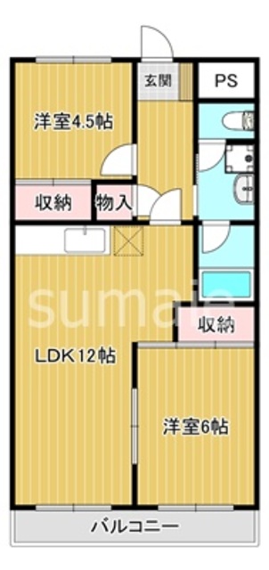 渋谷コート３号棟の間取り