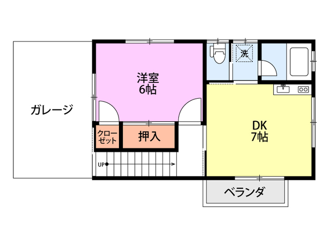 上中田別宅の間取り