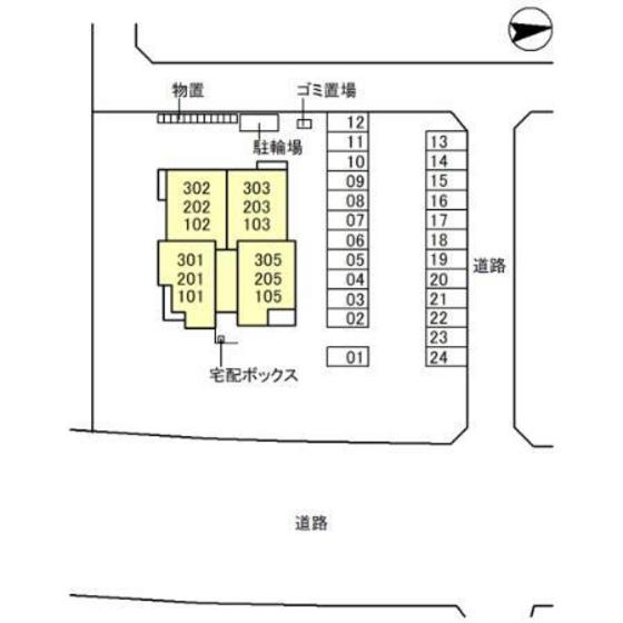 クロワールの建物外観