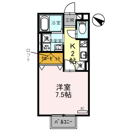 パリオ菅沼　Ａ棟の間取り