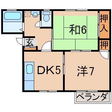 【コートヴィレッジ太田Ｃの間取り】