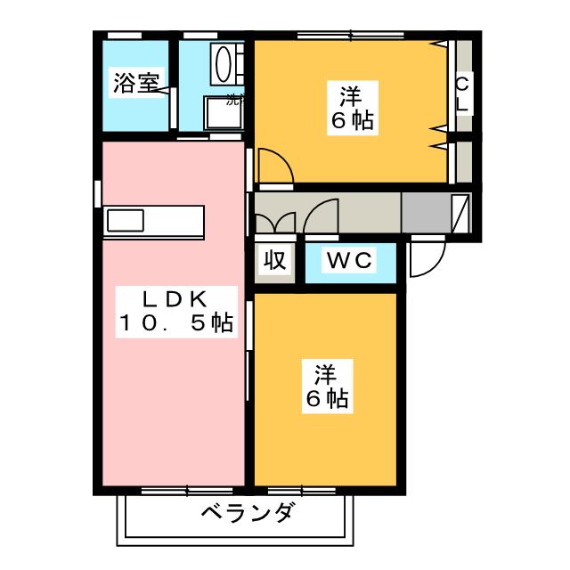 ブライトコートＡの間取り