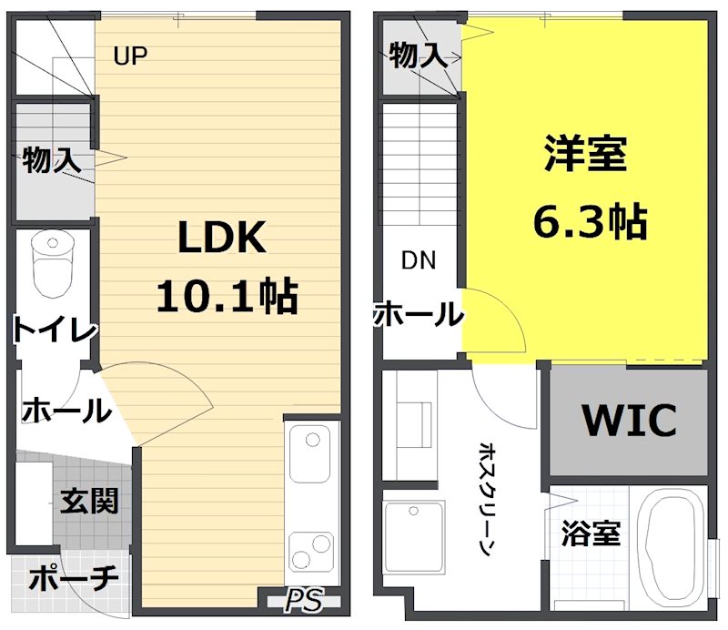 シャルムの間取り