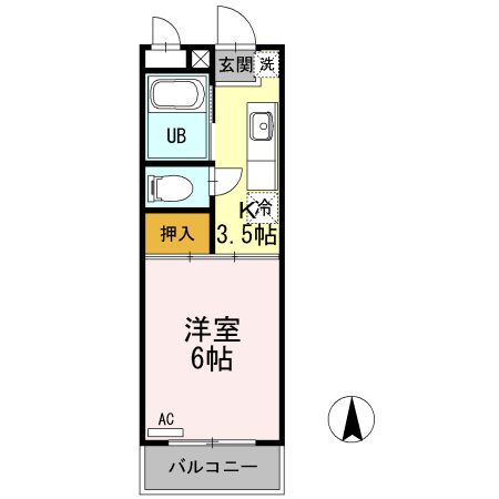 グランドキャッスル橋塚の間取り