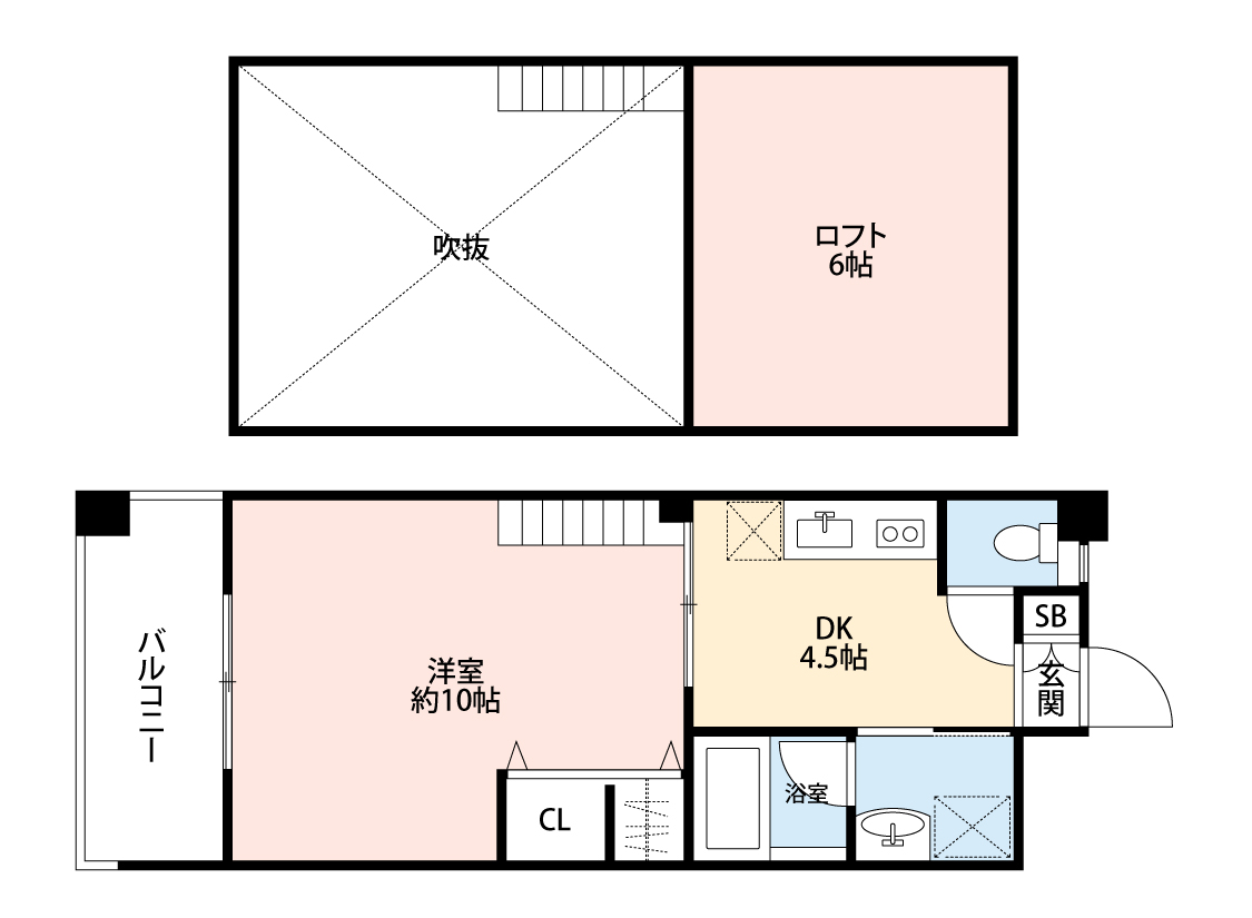 ステラ　Mの間取り