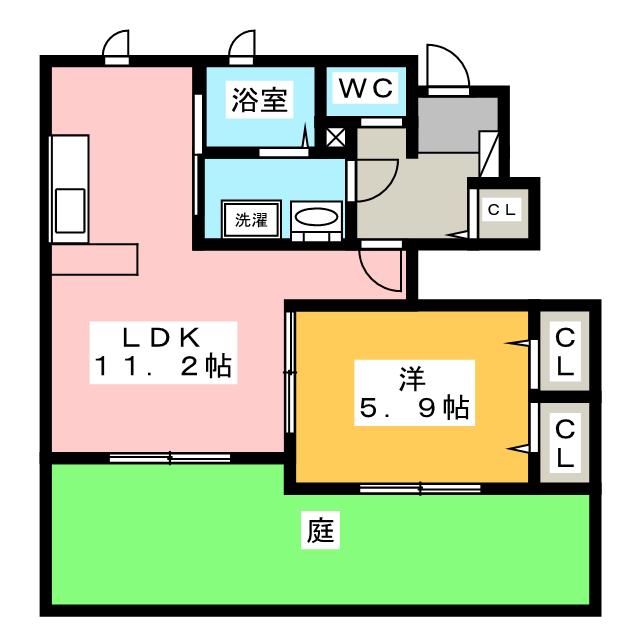 サフランの間取り