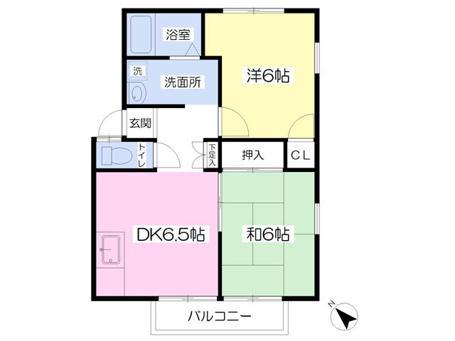 エステートピアベルの間取り