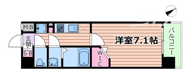 ファーストフィオーレ北大阪ミラージュの間取り