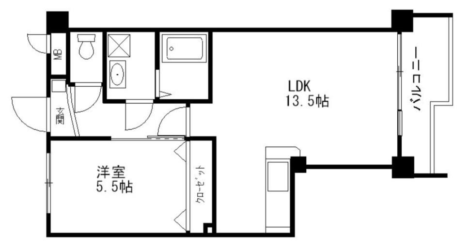 第3元木ビルの間取り