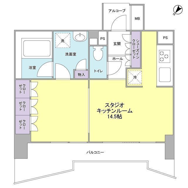 ＬａＳａｎｔｅ五反田の間取り