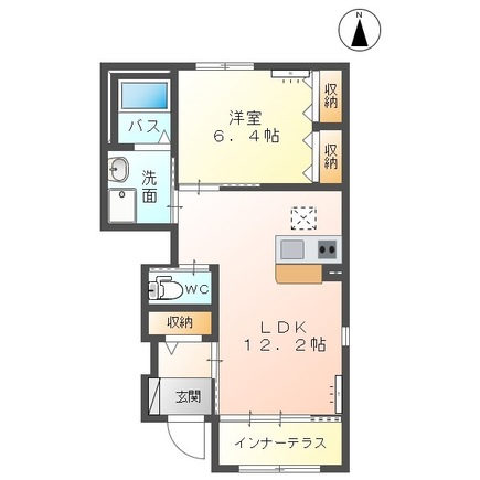 ボワ　ヴェール　IVの間取り