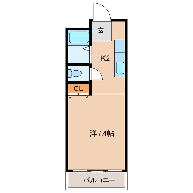 荏名ハイツの間取り