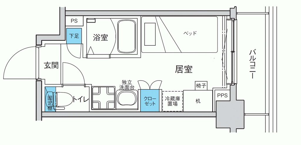 キャンパスヴィレッジ浦安の間取り