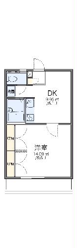 レオパレスＭＡＫＩの間取り