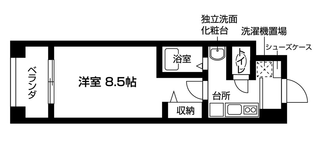 ウイステリア神宮西の間取り