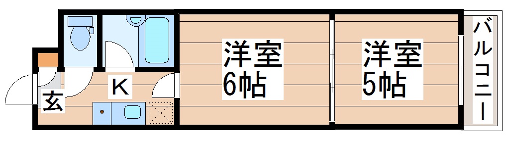 バリュー大和町の間取り