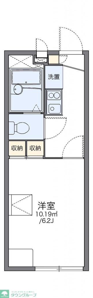 レオパレスシャンテの間取り