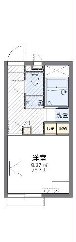 レオパレス国栄の間取り