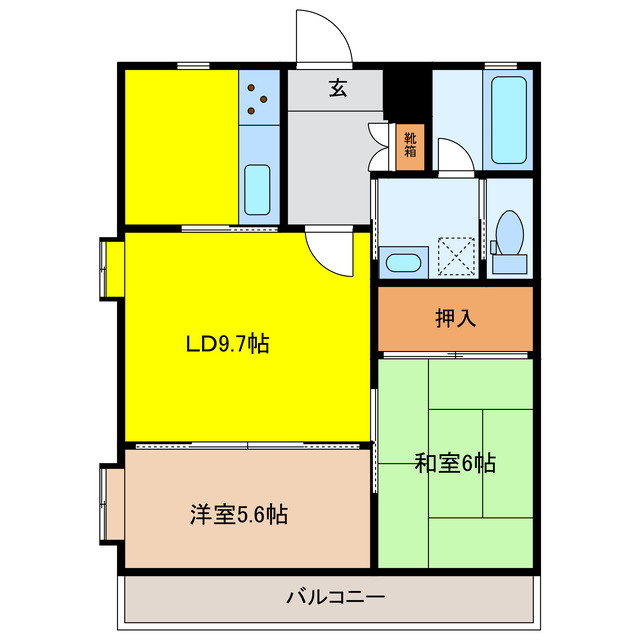 瀬戸市新郷町のマンションの間取り