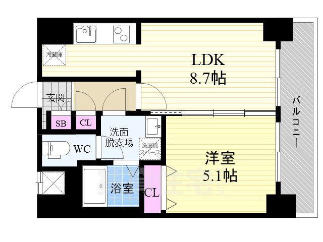 アーバネックス室町の間取り