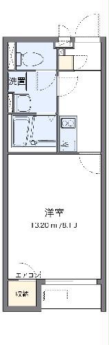 クレイノエスペランサ神立の間取り