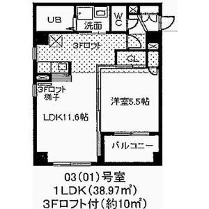 【サンディア　M・Tの間取り】