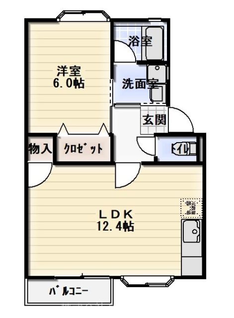 【アネーロの間取り】