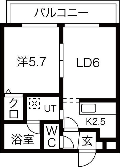 ブランノワール北27条の間取り