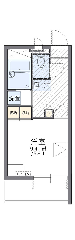 レオパレス琵琶湖の間取り