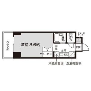 仙台市若林区新寺のマンションの間取り