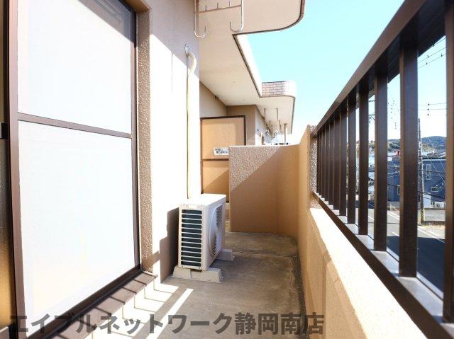 【静岡市駿河区池田のマンションのバルコニー】